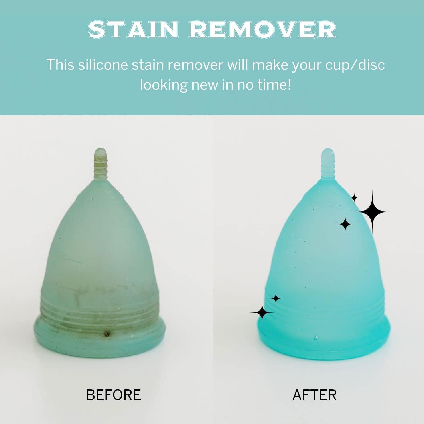 Menstrual Cup & Disc Cleaner Essentials - What Cup & Disc Owners Need - Feminine Wash, Sanitizer Spray & Dust for Quick Sterilizer, 20 Wipes, Stain Remover & Lube for Easy Insertion for Period Cups