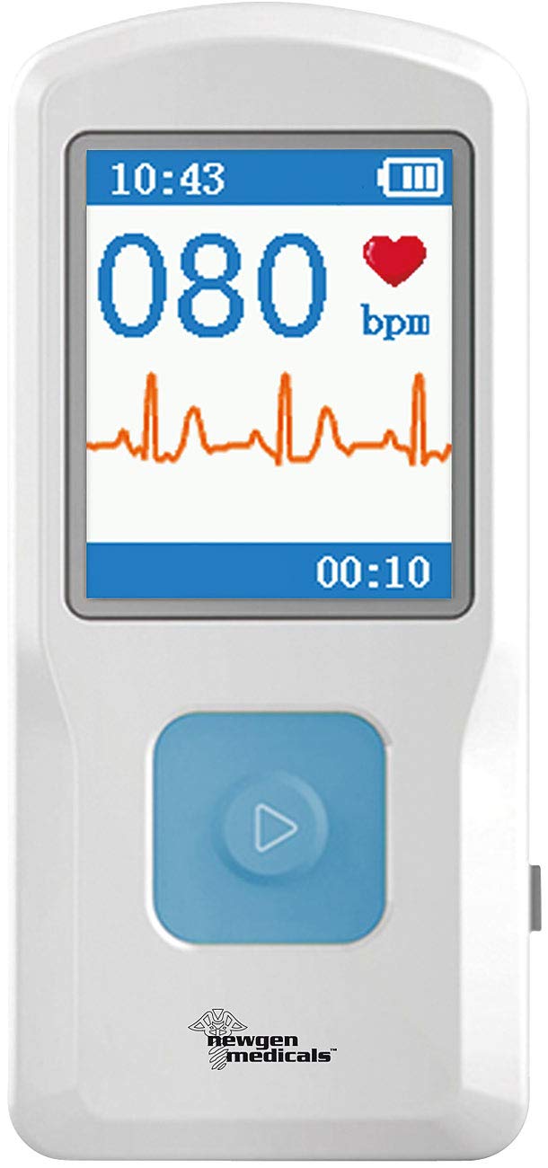 newgen medicals EKG für Zuhause: Mobiles medizinisches EKG-Messgerät mit PC-Software und App (Gerät, Gerät für Zuhause, Mobile)
