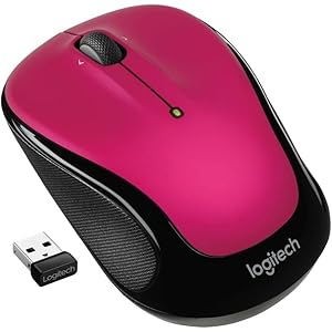 Logitech Ratón inalámbrico M325s – Rosa brillante (renovado)