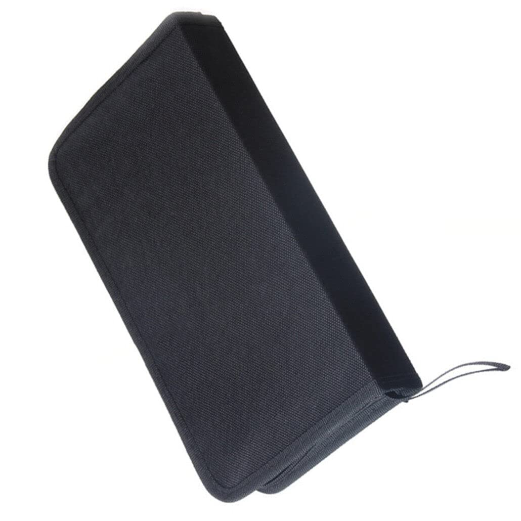 Generic 80 Capacity Heavy Duty CD/DVD Wallet Binder, Storage, Case, Bag, Holder, Booklet (Black) Useful and Professional