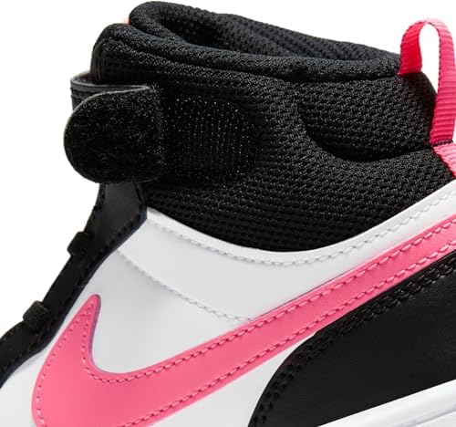 NIKE Court Borough MID 2 PS Unisex CD7783-005 (Black/Sunset Pulse), Size 2.5 | Image 5