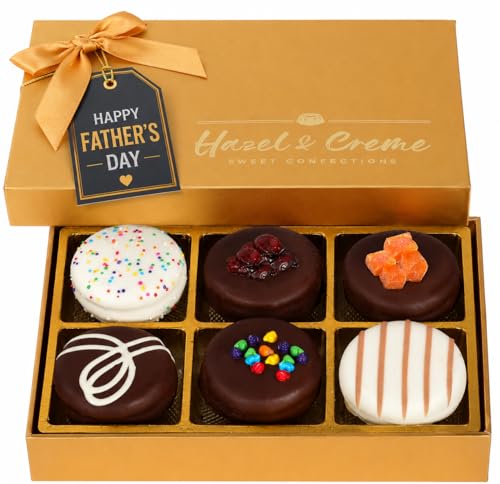 Hazel and Creme Gourmet Dark Chocolate Covered Cookies Gift Box