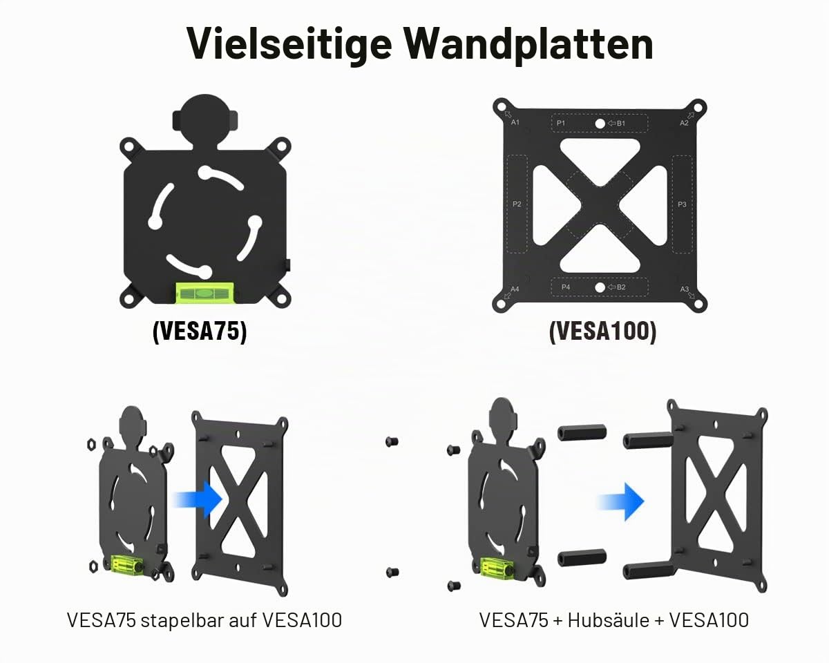 ElecGear Magnetische Wandhalterung für Xbox Series X, Metallische Halterung mit Gaming Headset Haken – montieren XSX Vertikal, Horizontal oder unter dem Schreibtisch