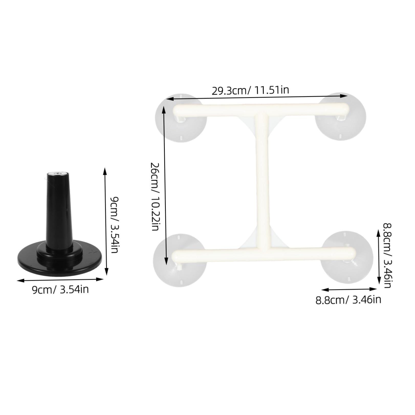 Lurrose Kit Riparazione Schermo Tv Ventosa e Supporto Magnetico in Plastica e Gomma per Professionisti e Uso Domestico, Riduce Rischi Durante Manutenzione