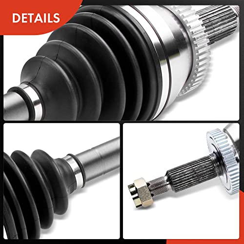 A-Premium Cv Axle Shaft Assembly Compatible With Hyundai Santa Fe 2007 2008 2009, V6 2.7L, Automatic Trans., Front Left Driver Side #TOP6