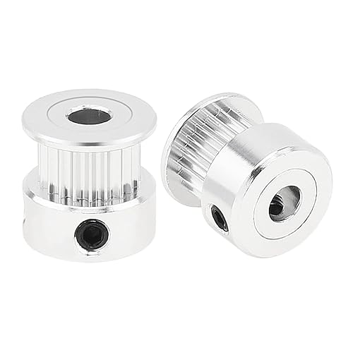 Miniatura 11 de Paquete de 5 poleas GT2 16 dientes 0.197 in diámetro 16T correa dentada rueda de polea aluminio para impresora 3D