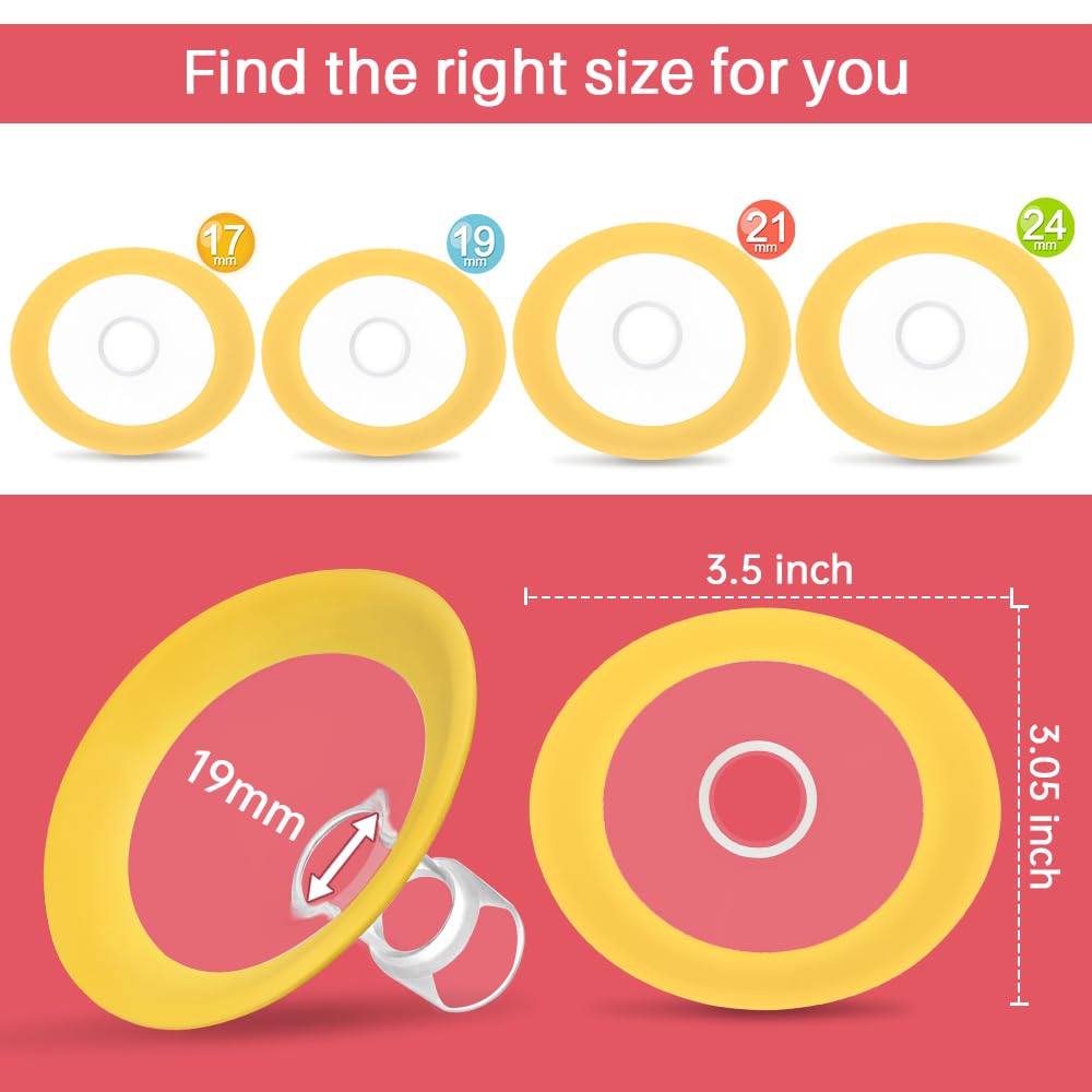 Oval Shields 19mm Compatible Medela Pumps Replacement Parts Style Symphony Swing Maxi Harmony Personalfit Flex Breast Accessories