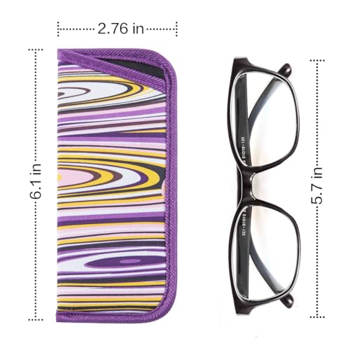 Image of TRIUMPH VISION Reading Glasses Pouch Eyeglass Sleeve Soft Case Slim 3 Pack