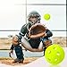 Lunmon 36 Pcs Practice Baseball 42mm Small Training Balls Plastic Hollow Softballs Golf Balls with a Drawstring Bag for Backyard Hitting Batting Training Indoor Outdoor Use(Vibrant Colors)
