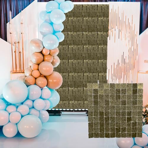 Panneaux muraux dorés pour fond de photobooth mariage et fête