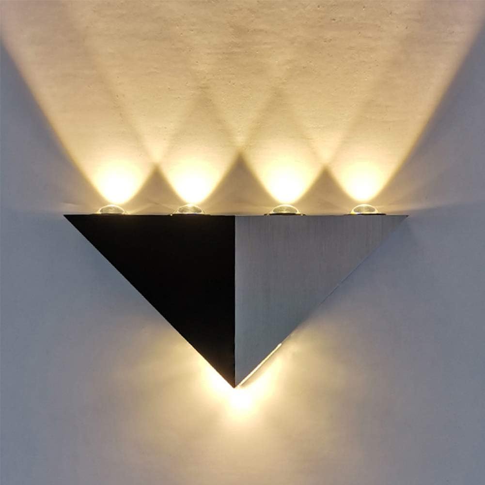 Modern Triangle Led Wall Lamp Colorful Bar,Cafe Studio Metal Decorative Light Fixture Background Light Wall Lamp Spot Light,Mixed Light