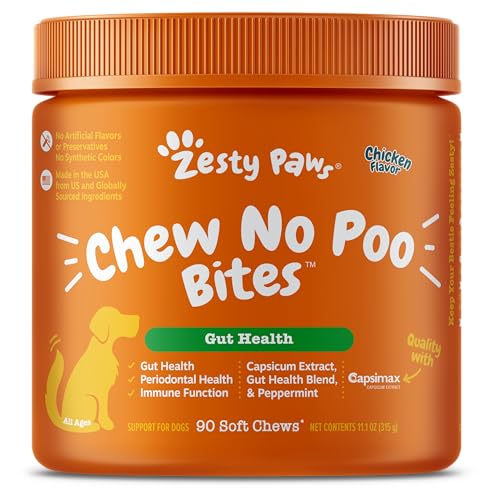 Zesty Paws Chew No Poo Bites - Hen - 90 Count *DO NOT Buy Discontinued Listing*