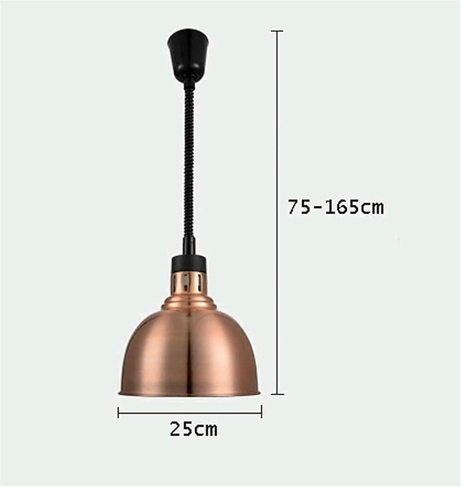 Lampada riscaldante per Alimenti 4 Pezzi, lampade riscaldanti Professionali, Attrezzatura per la conservazione degli Alimenti, scaldavivande con Lampadina, Lampada Isolante per Alimenti~/