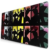 Mauspad R-W-B-Y Cartoon Geschenk Anime Große Mauspad Rechteckige Mausmatte Rutschfeste Bequeme Gummi Mousepad Gaming / Schreibtisch Geburtstag 40X75Cm Weihnachten