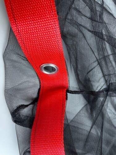 12'x12' 3.6x3.6m Black Double Net Scrims with Two Seams/Overhead Butterfly