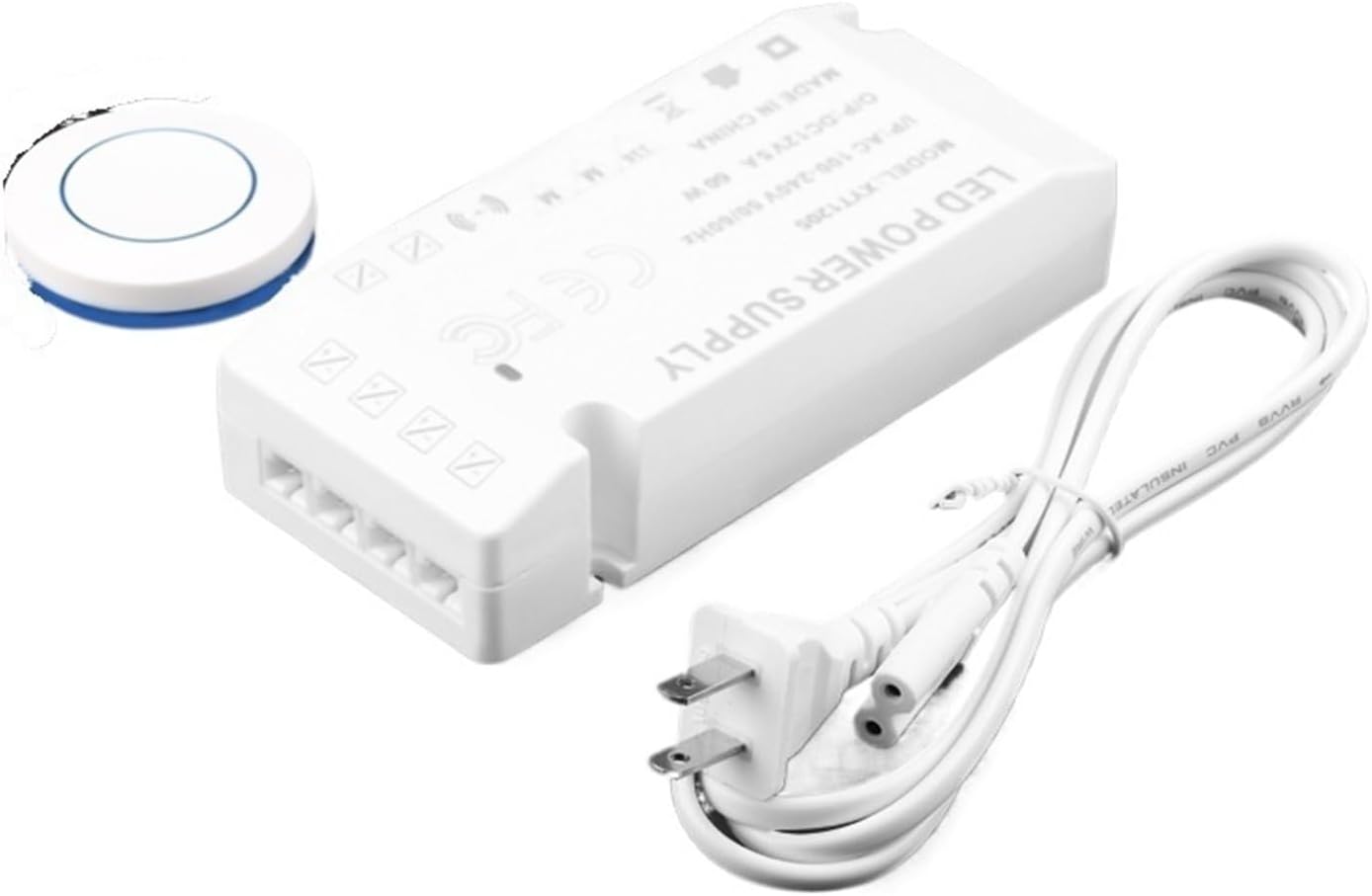 Remote Control Switch LED Ultra-Thin Wardrobe Light Dedicated Power Supply 12V Transformer 24V Wine Display Cabinet Layer Light(24V 120W-10 Output Ports)