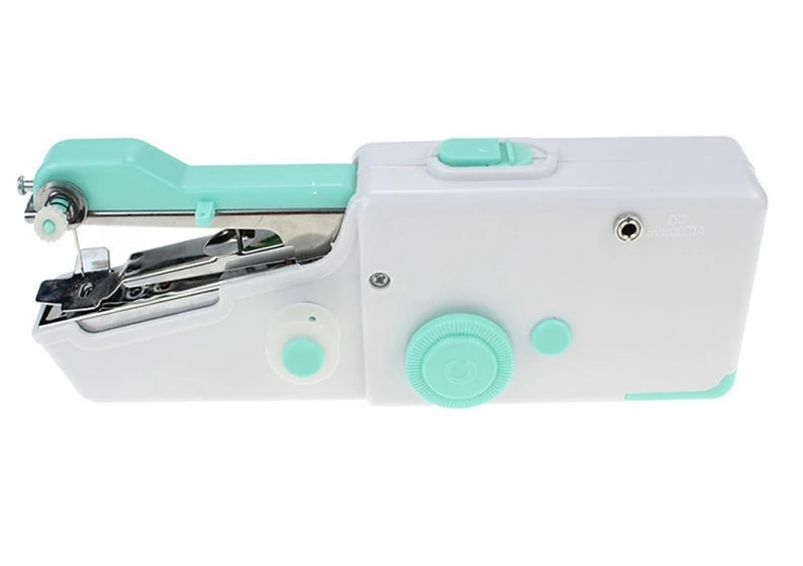 Edede Blu Sewing Machine, Convenient Handheld Small Electric Sewing Machine Home Edition Fully Automatic Sewing Machine Mini Manual Sewing Machine(Blu)