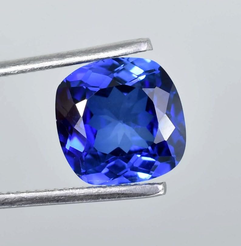 Saphir bleu véritable 16x16mm, la solution pour réussir vos bijoux faits main
