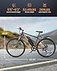 zonveer Electric Bike for Adults with 26'' Peak 500W Brushless Motor Ebike, 20MPH 40Miles Commuting Electric Mountain Bike with 360Wh Removable Battery, 7-Speed, 3 Level Assist #5