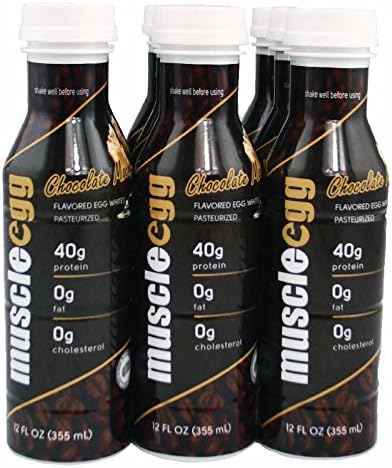 9 Single Serves Chocolate Mocha MuscleEgg Liquid Egg Whites (Cage-Free)