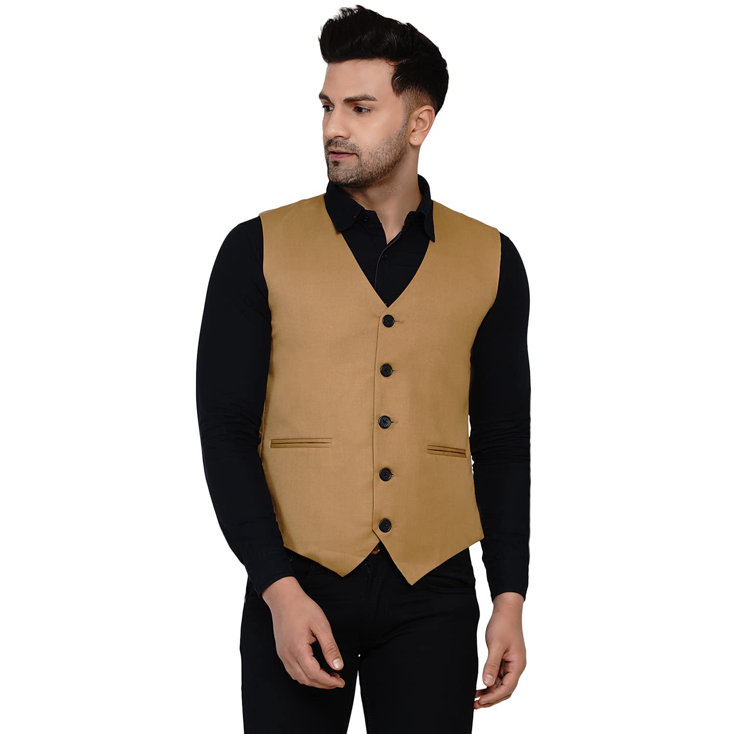 Men's Solid Waistcoat