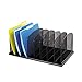 Safco 3253Bl Mesh Desk Organizer Eight Sections Steel 19 1/2 X 11 1/2 X 8 1/4 Black