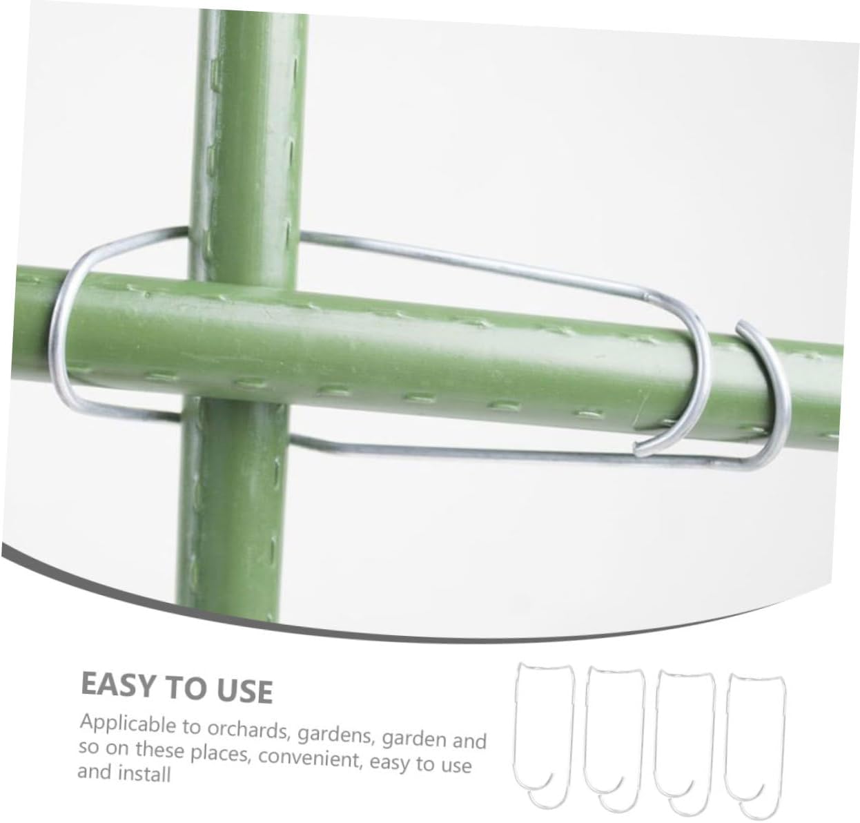 VICASKY 3sets Garden Plants Support Buckles Metal Trellis Buckles Versatile Gardening Clips 30pcs*3