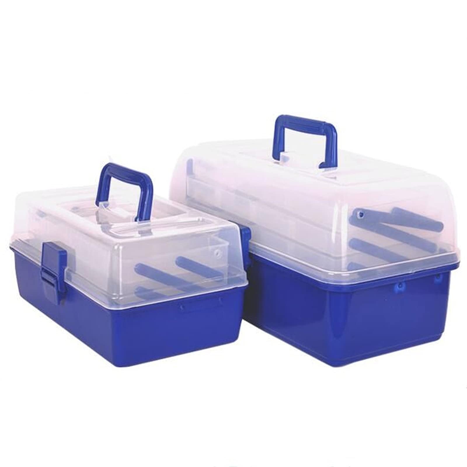 Cassetta Portautensili Cassetta degli attrezzi multistrato Attrezzatura da pesca Hardware Riparazione auto Custodia da lavoro for la casa Organizzatore in plastica portatile con maniglia Cassetta Port