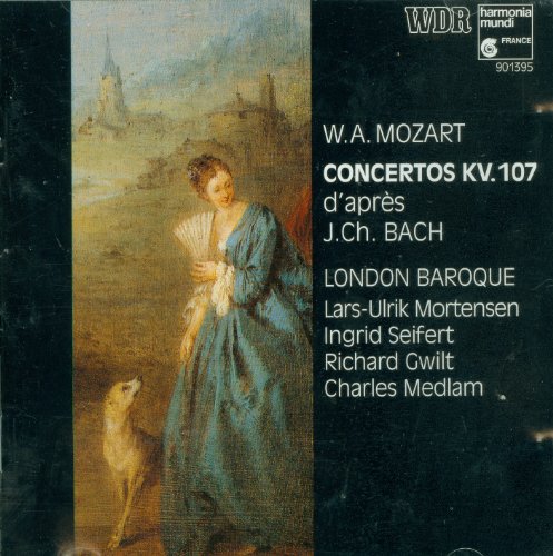 Mozart: Concertos KV.107, Sonata da camera a tre No.4 / J.C. Bach: Sonata Op.20 and Concerto op.7 No.5.