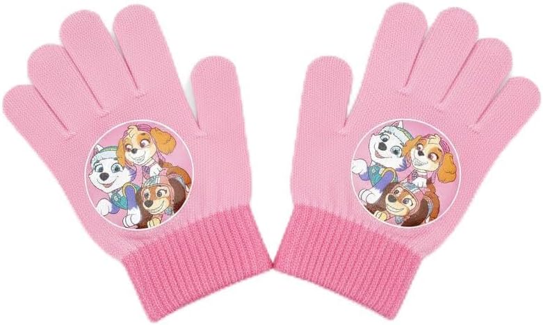 A2Z 4 Kids Paw Patrol Magic Gloves Winter Knit Officially Licensed Soft Stretchy Acrylic Ideal For Age 3-7 One Size