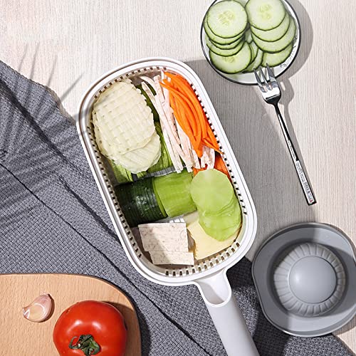 Rallador para queso y verduras con mango cómodo y contenedor miniatura 4