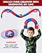 Spider Hero Race Track Toy for Boys 4-6, 212PCS Flexible Car Track with 2 Spider Cars, STEM DIY Track Playset Gift for Kids Ages 3 4 5 6 7 8