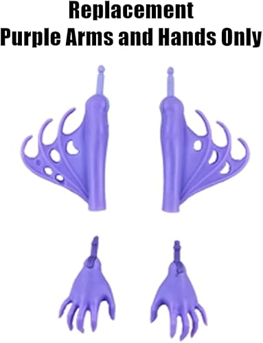 Miniatura 5 de Piezas de repuesto para muñeca Monster-High DHB53 – Great Scarrier Reef Glowsome Ghoulfish Clawdeen Wolf Doll – Brazos y manos de repuesto