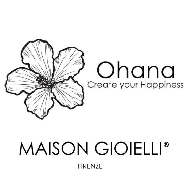 MAISON GIOIELLI FIRENZE - OHANA Bracciale da Uomo in Acciaio con Maglia Lavorata, Bracciale Tristano Placcato Oro, Ipoallergenico, Antigraffio e Waterproof