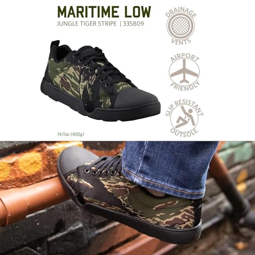 Image of Altama Unisex Maritime Assault Low Boots | Dive Fin-Compatible Tactical Sneakers with Air Mesh Lining & Water Drainage Ports