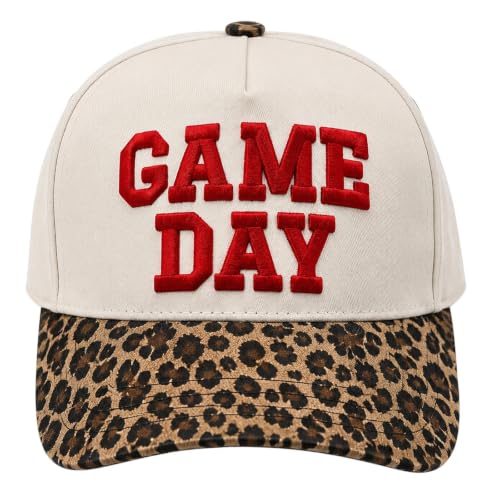 Gameday Hat Vintage Embroidered Football Season Cap Sports Fan Baseball Cap - image 2