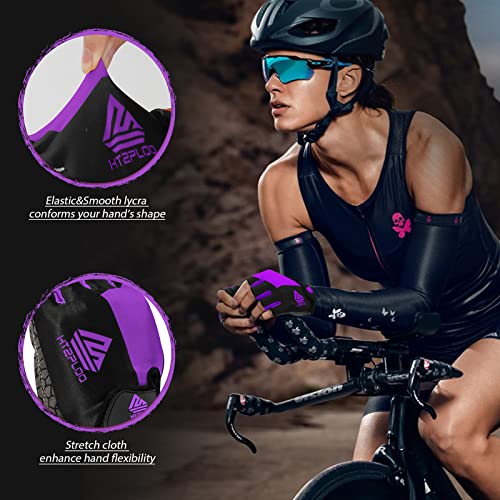 Bike Gloves for Men Women with Anti-Slip Shock-Absorbing