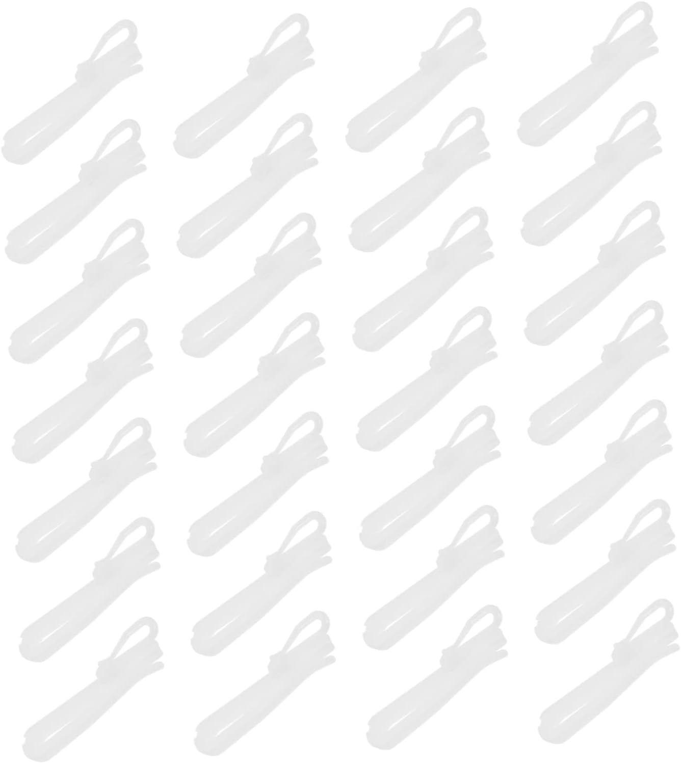 Cabilock Pleated Curtains Blackout Hooks 200pcs Plastic Curtain Adjustment Hooks Quick Installation