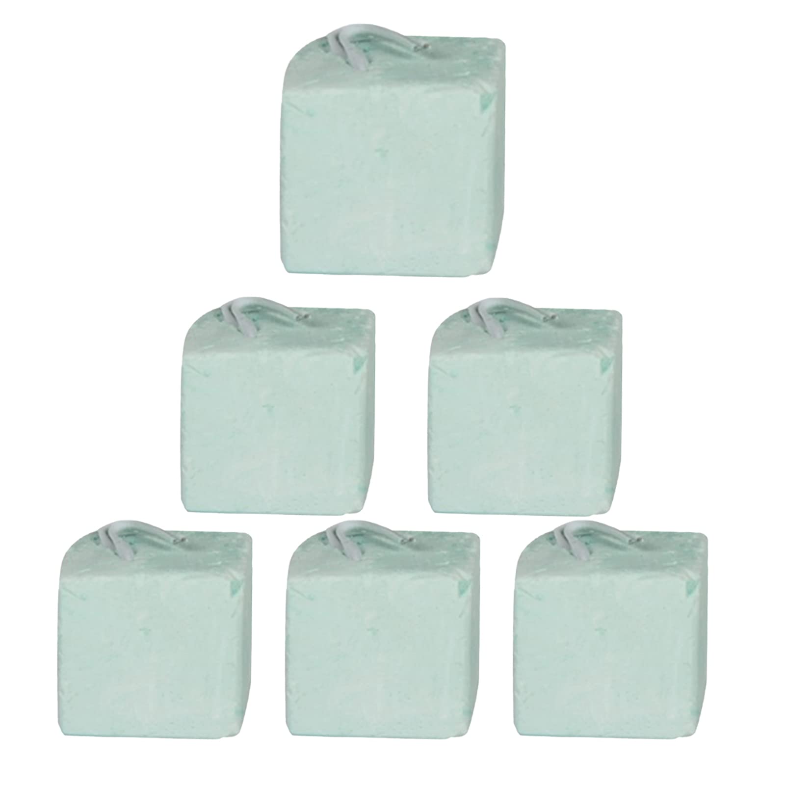PENKOHOME 6 Pcs Hamster Chew Toys Teeth Grinding Stones Toys Calcium Mineral Tooth Care Cleaning Tools Cube Rabbit Chew Toys for Guinea Pigs Rabbit Parrots