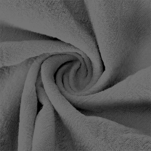 Cotton Linen Dresses for Women 2025 3/4 Sleeve Long Dress Crew Neck Solid Summer Vacation Dresses Casual Sundress3