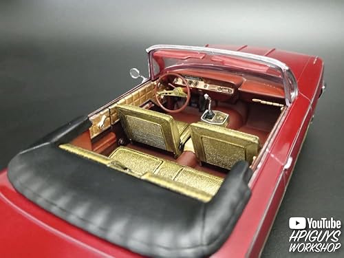 Miniatura 8 de AMT 1962 Chevy Impala Convertible 125 Modelo Kit