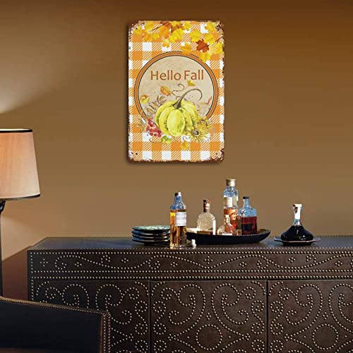 Panneau en étain Fall de qualité premium avec impression vintage durable - 6