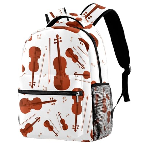 Sac de voyage décontracté violon pour femmes et adolescents, idéal pour les sorties de week-end