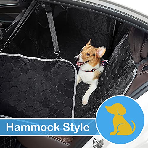 Dehoua Dog Car Seat Cover for Back Seat, 100% Waterproof Pet Back Seat Cover Hammock , Dog Backseat Cover with Mesh… - Image 5