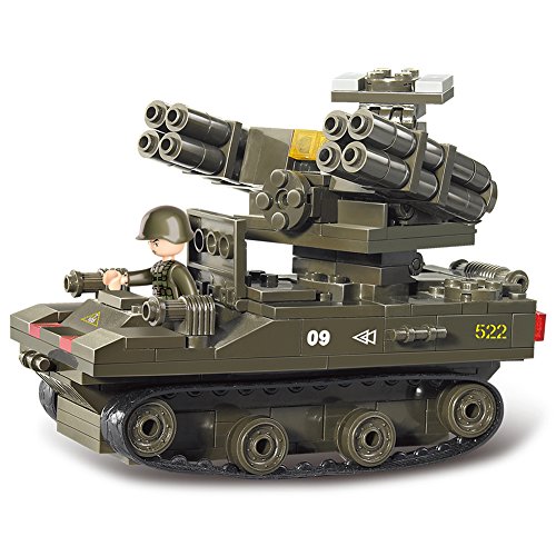 Sluban Military Blocks Army Bricks Toy -Tor Anti-Aircraft Missiles