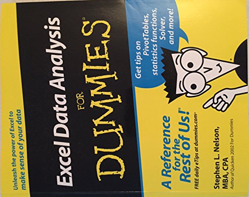 Excel Data Analysis For Dummies view 2