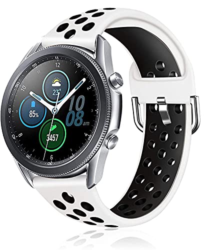 Shieranlee Galaxy Watch 3 45mm/Galaxy Watch 46mm, 22mm Schnellverschluss, atmungsaktives Armband für TicWatch Pro/YAMAY SW022,Imilab kw66, haylou RT LS05S,One Plus,Popglory Smartwatch Armband