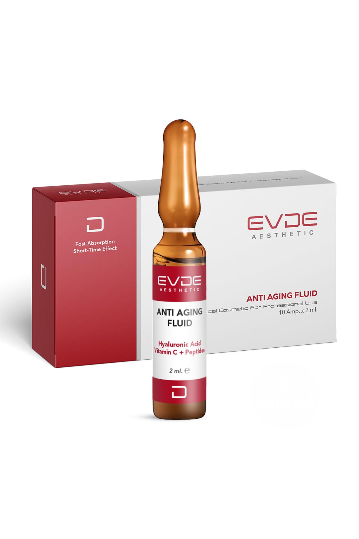Anti Aging Fluid Yaşlanma Karşıtıcı Cilt Bakım Serumu 2ml x 10 Ampul