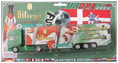 Preisvergleich Produktbild Bitburger Nr.38 - EM 2004 - Dänemark - Scania - Sattelzug