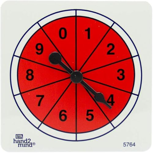 Miniatura 7 de hand2mind - 4589 ETA Color/Number Spinner Collection, Juego de 6